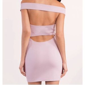 Alannah Mauve Bodycon Dress - size XS